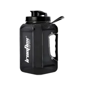 Botella de agua IronFlex Water Jug de 2,4 litros (negra).